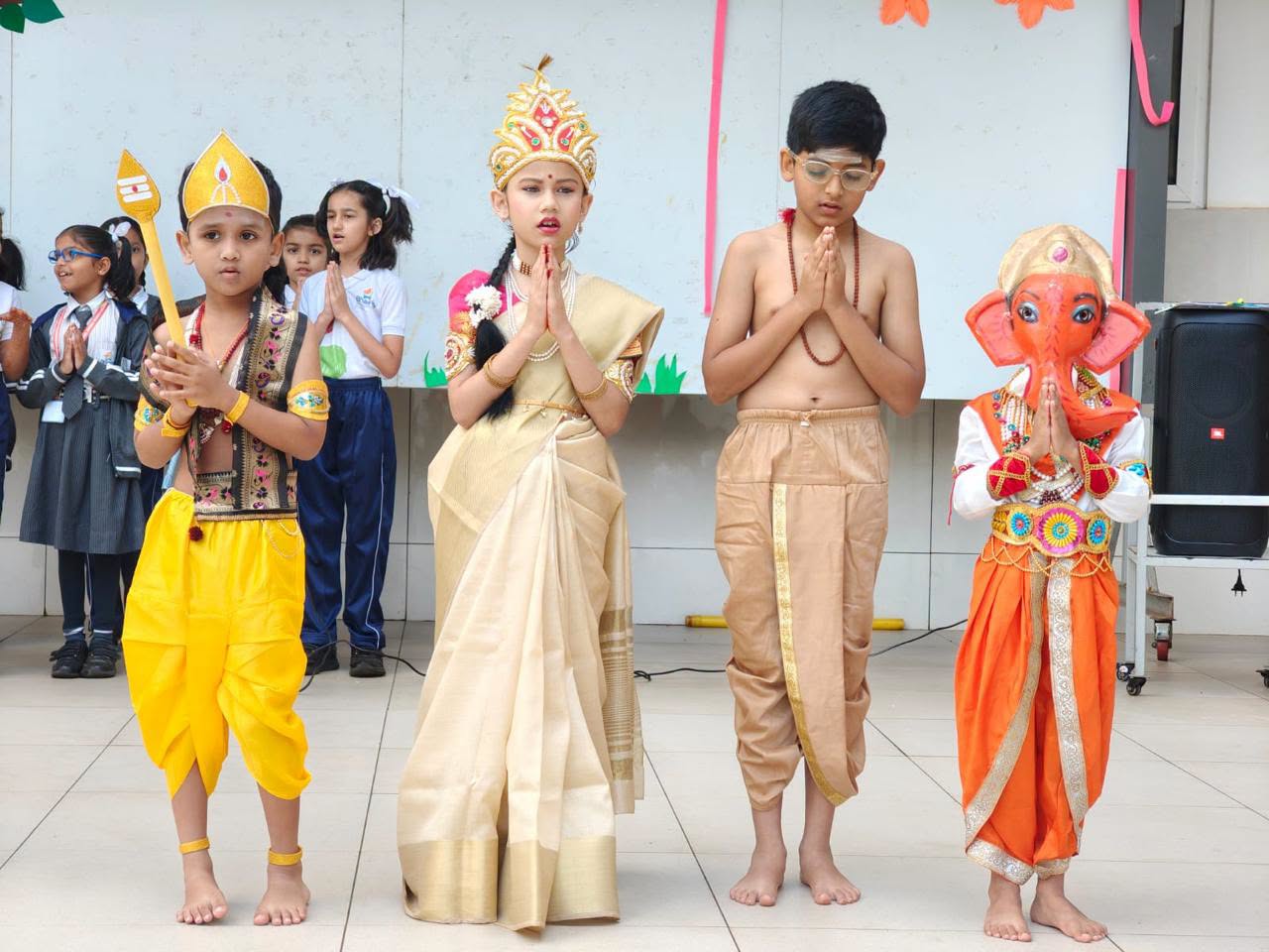 🌸✨ Ganesh Chaturthi Celebration at Bhashini International School ✨🌸