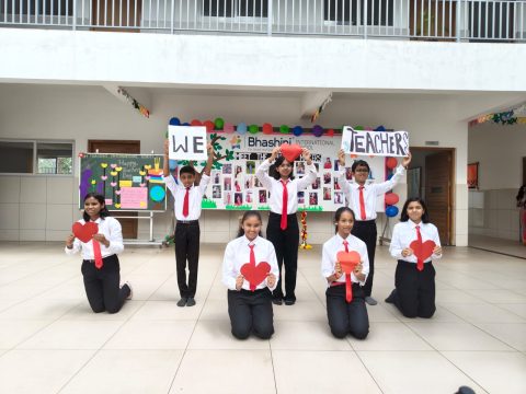 🌸 Teachers’ Day Celebration at Bhashini International School 🌸